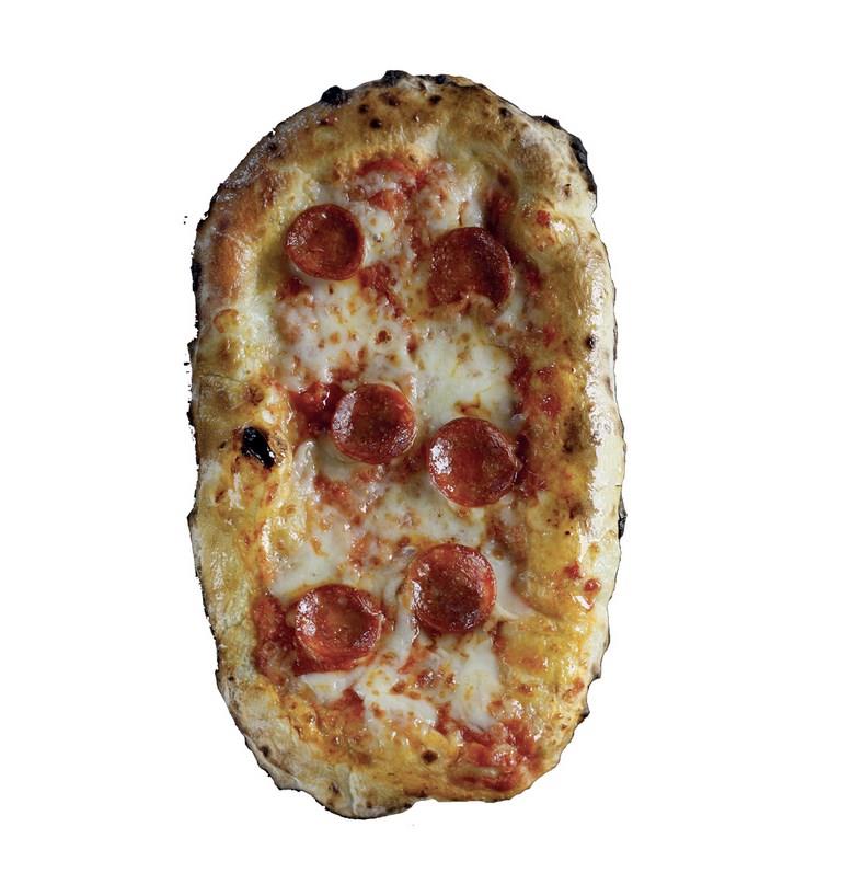 Pizzella Salame piccante 13x25cm ovaal 473004